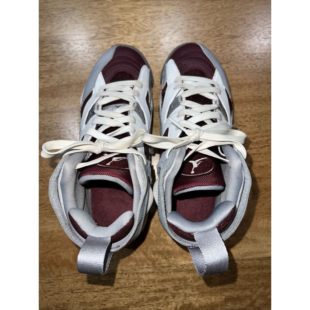 Nike Boys Air Jordan Jumpman Two Trey GS White‎ Cherrywood Red Sneakers Size 4Y - Picture 5 of 15